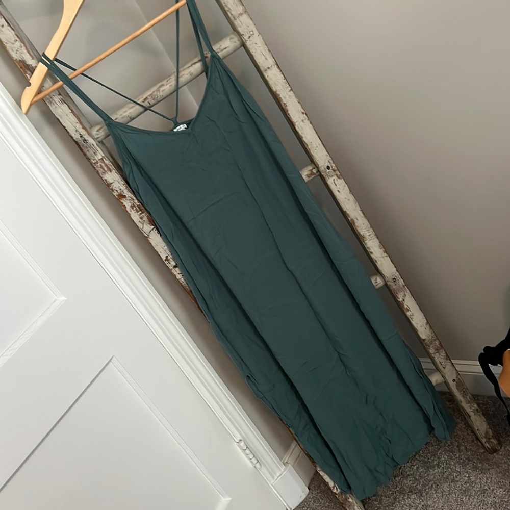 Aerie - Maxi Green Dress - Size S